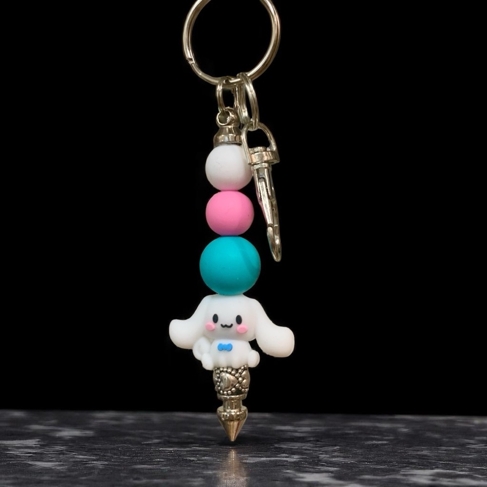 Cinnamoroll Keychain, Bag, Backpack Colorful Beads hello Kitty family Sanrio